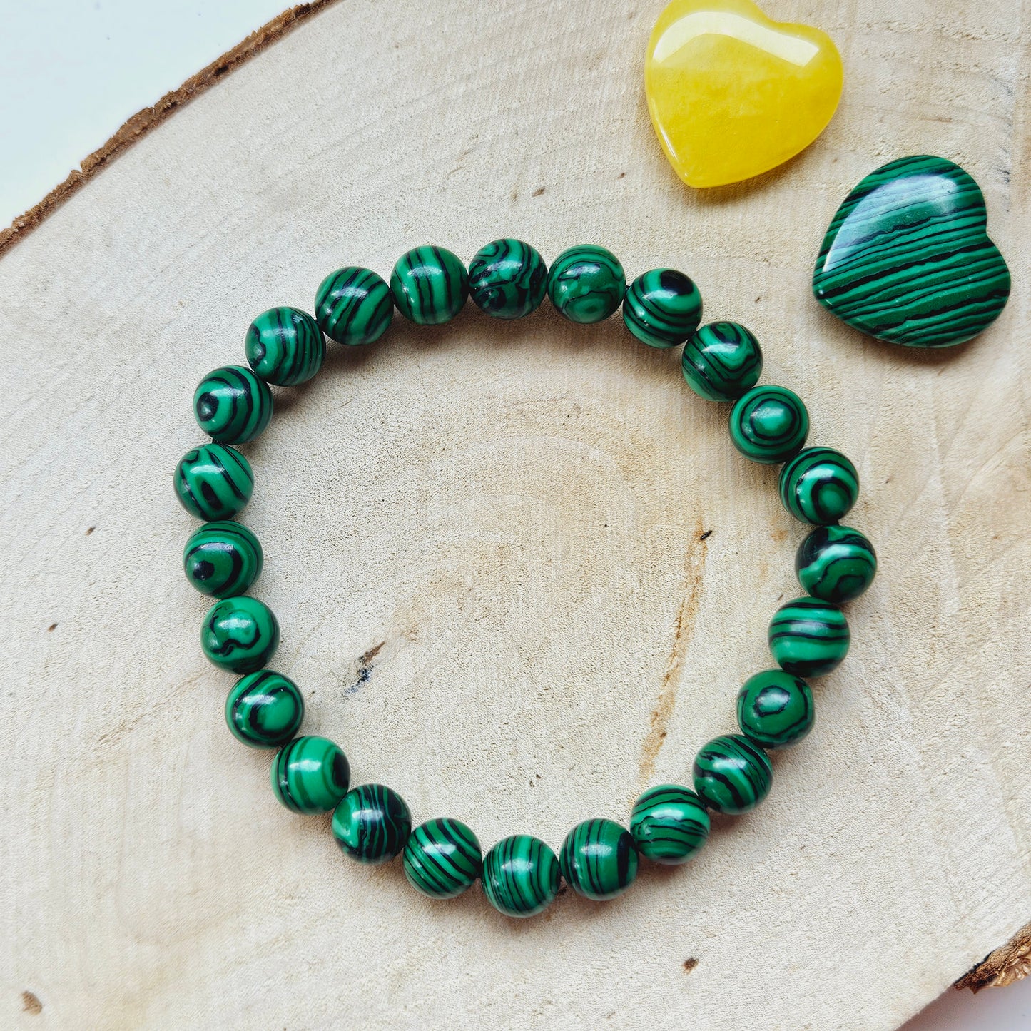 BRACELET - MALACHITE - Transformation positive & Energie Vitale