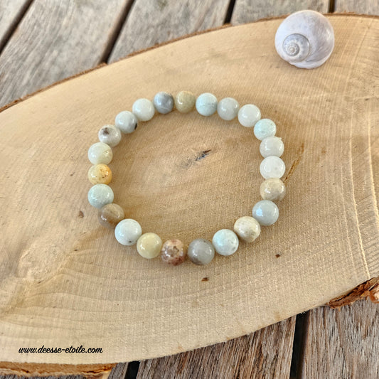 BRACELET - AMAZONITE MULTICOLORE