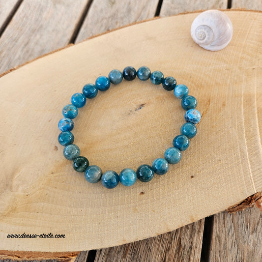 BRACELET - APATITE BLEUE