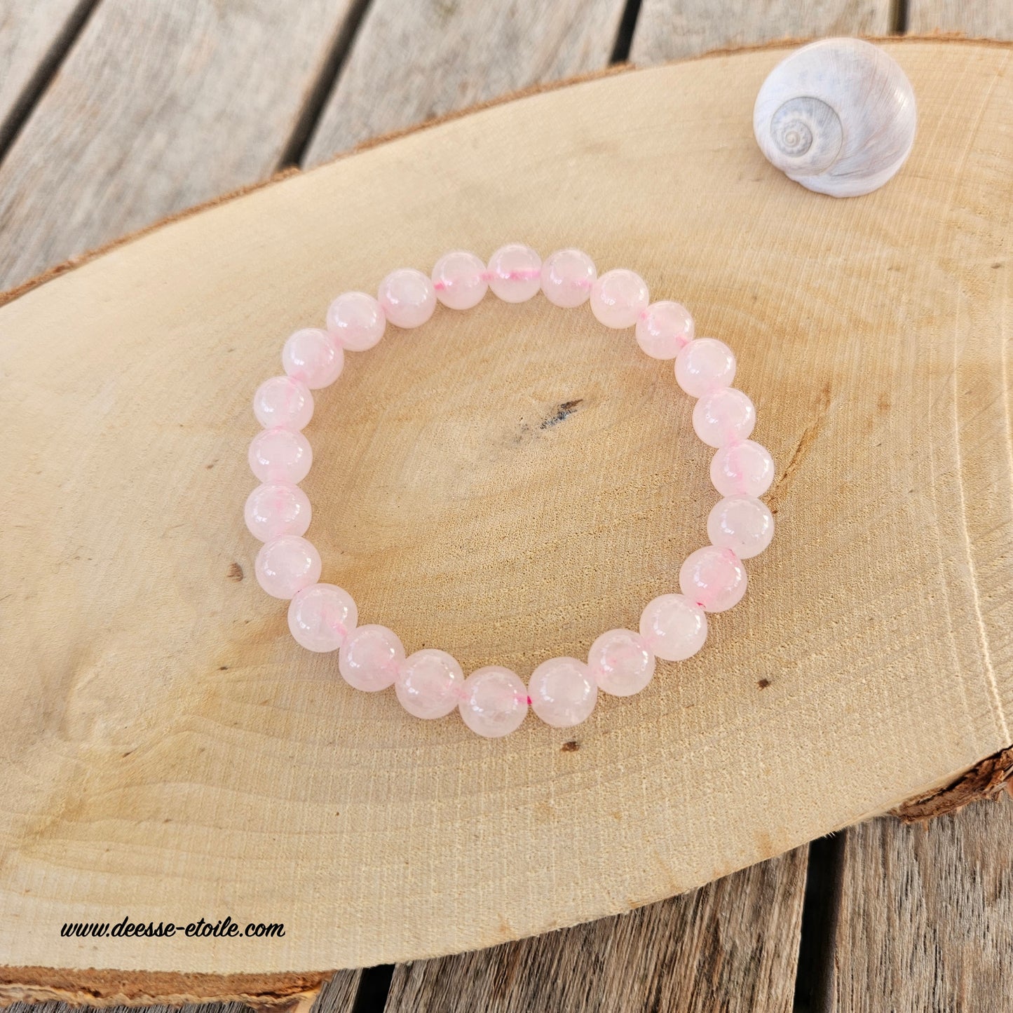 BRACELET - QUARTZ ROSE