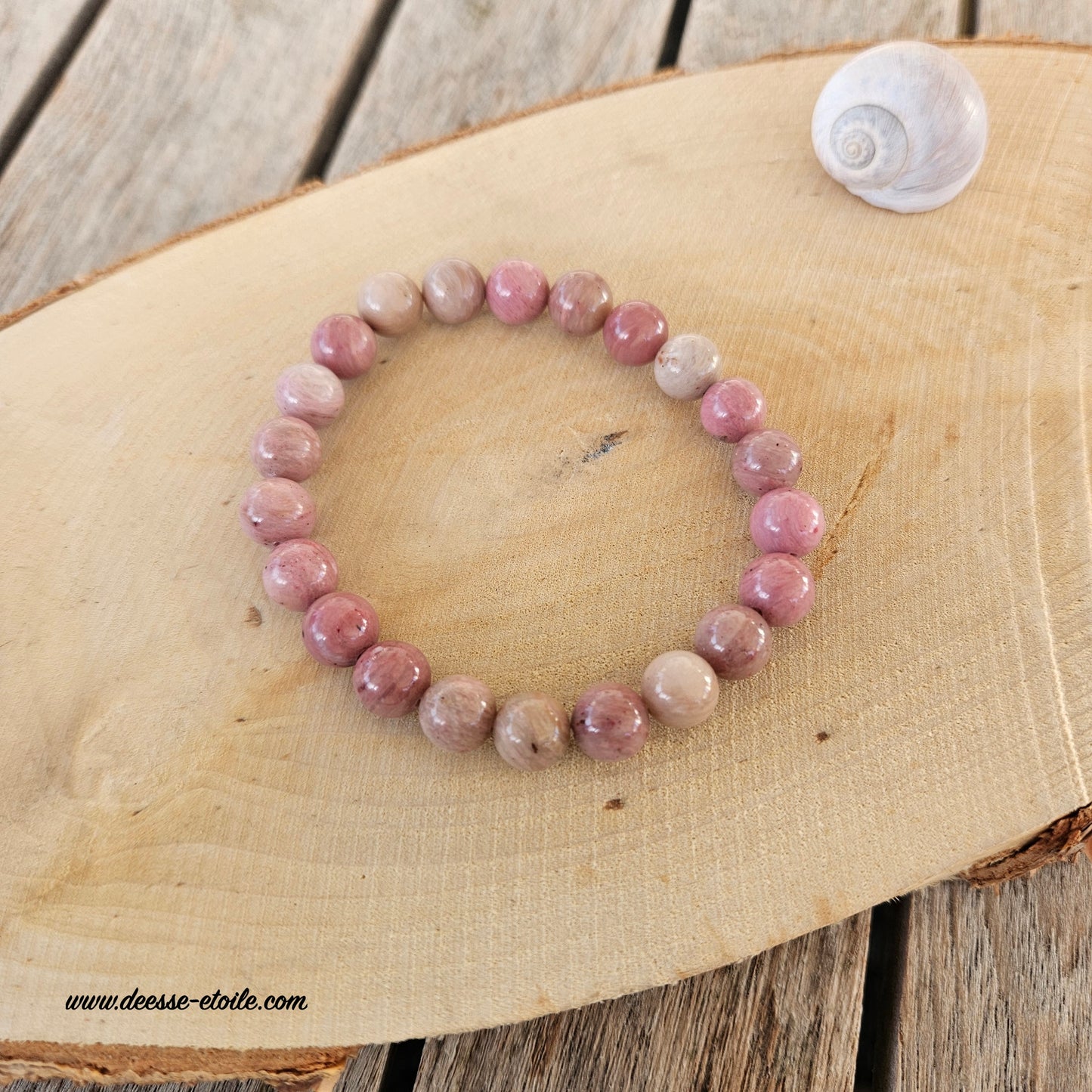 BRACELET - RHODONITE